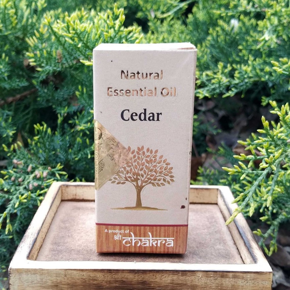 Натуральное эфирное масло Кедрового дерева Cedar Chakra 10мл