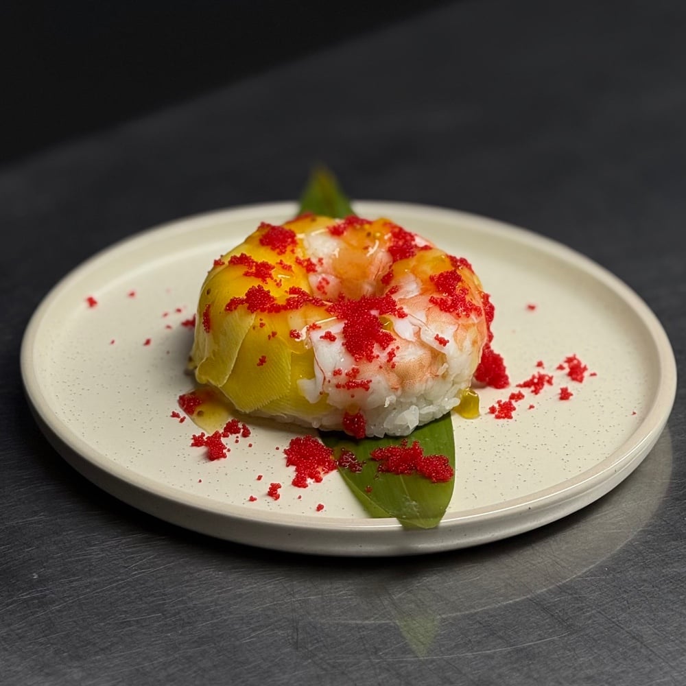 DONUT з креветкою та манго