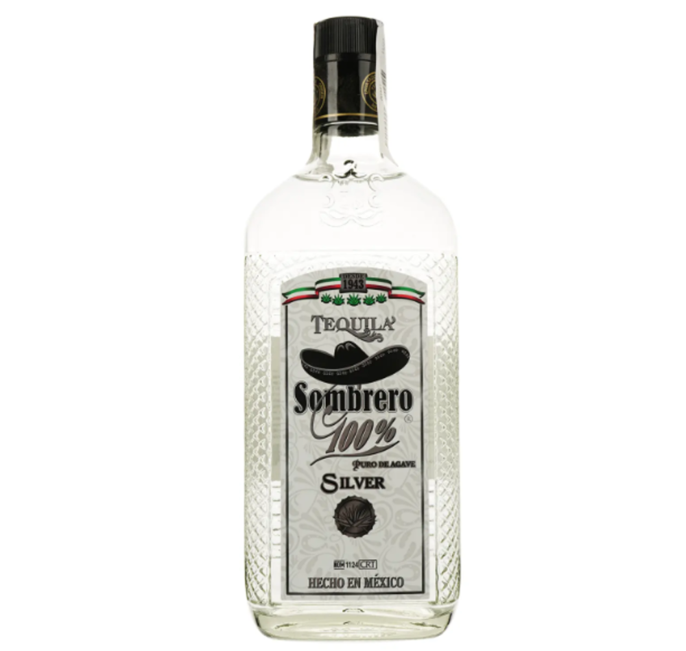 Текіла Sombrero Silver 50мл