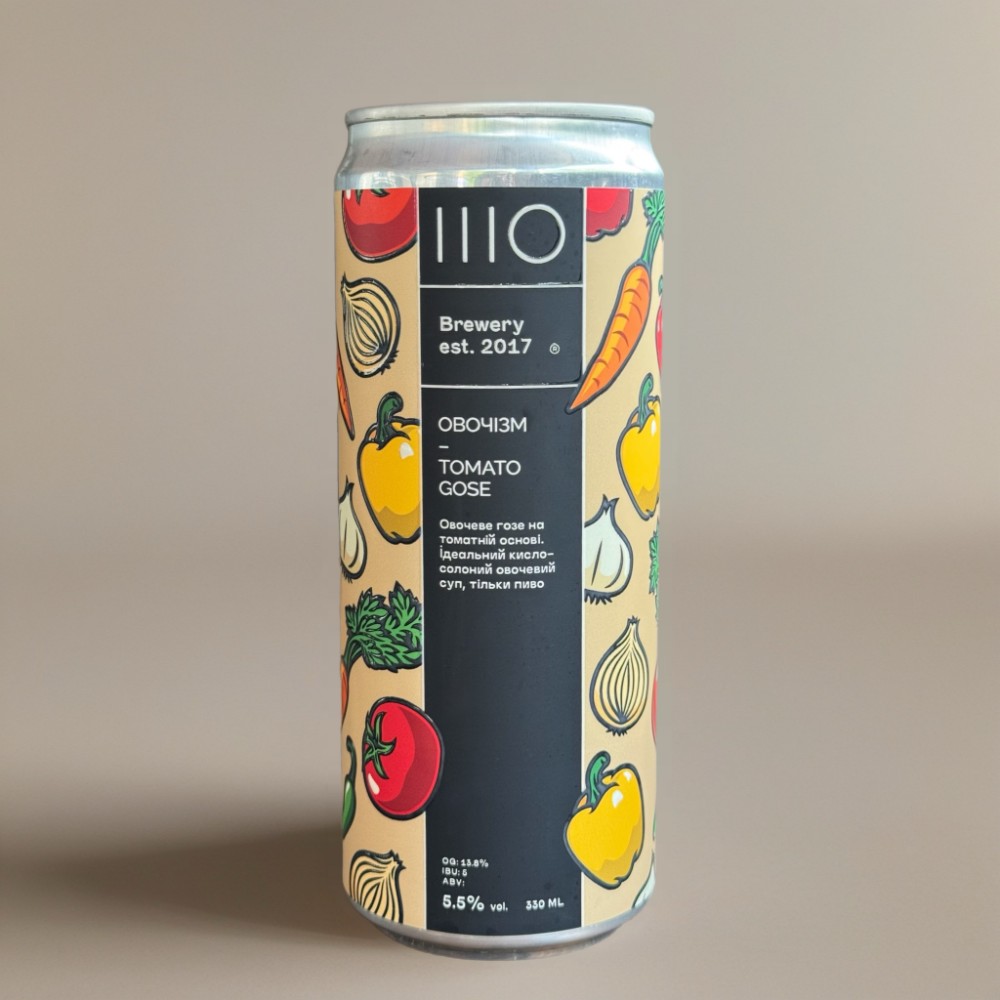 Пиво ШО Овочізм Tomato Gose 0.33