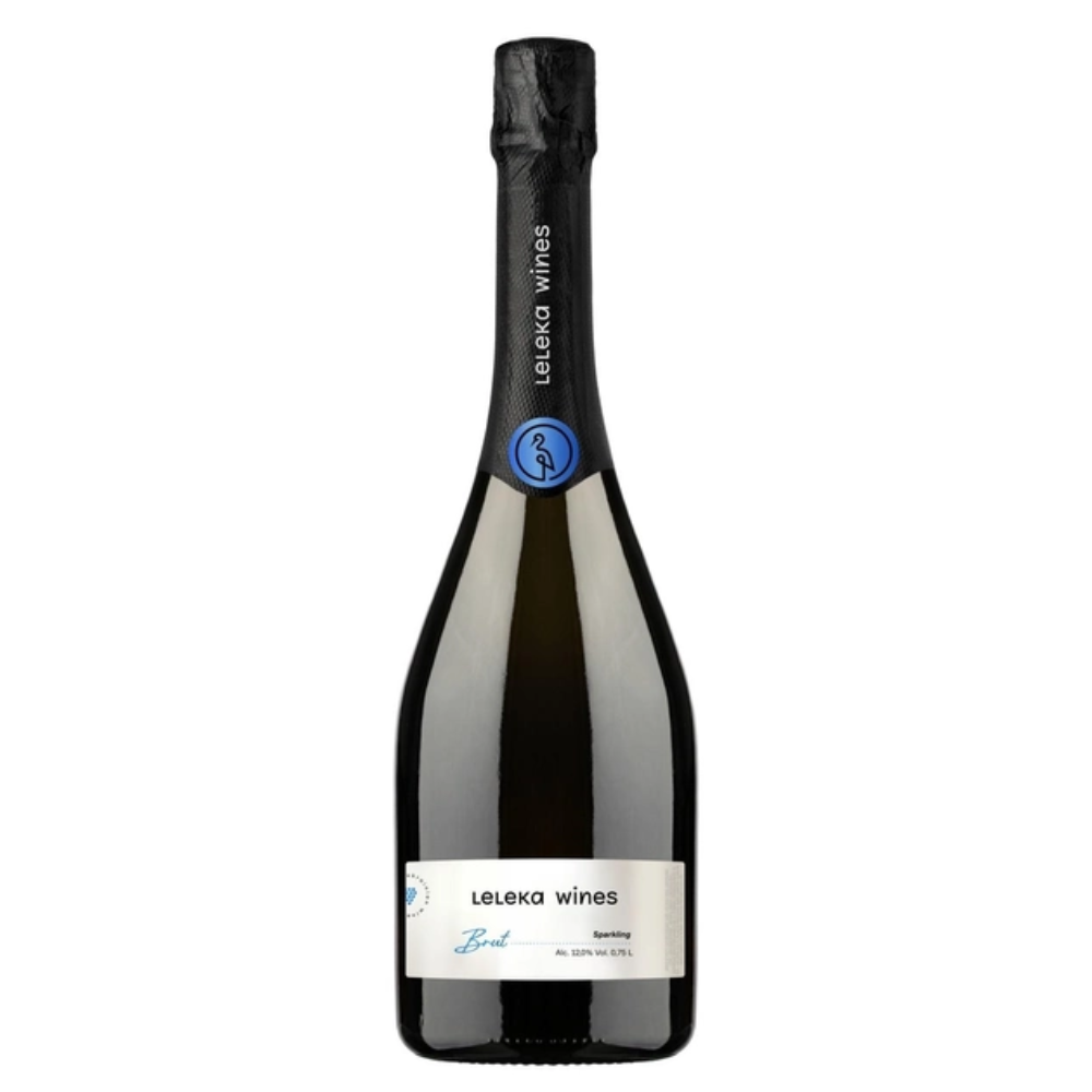 Вино ігристе "Leleka Wines" Брют біле (Україна) 0.75л