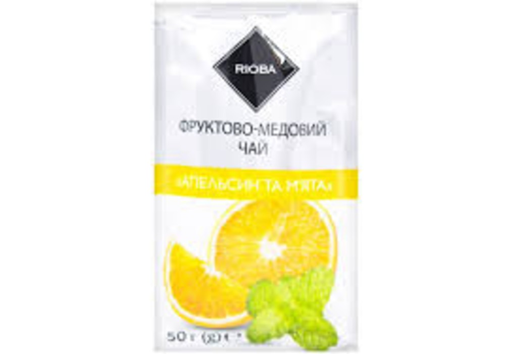 Чай натуральний фруктово-медовий імбир - лимон