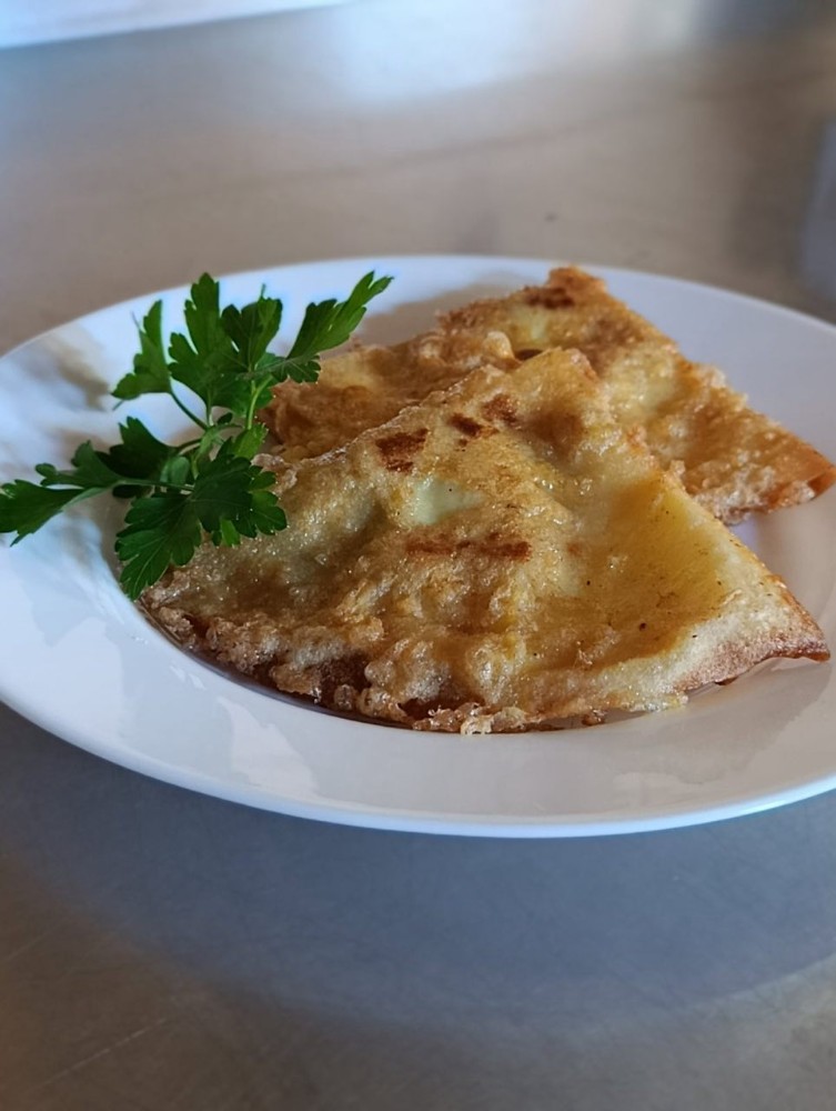 Млинці з куркою та грибами