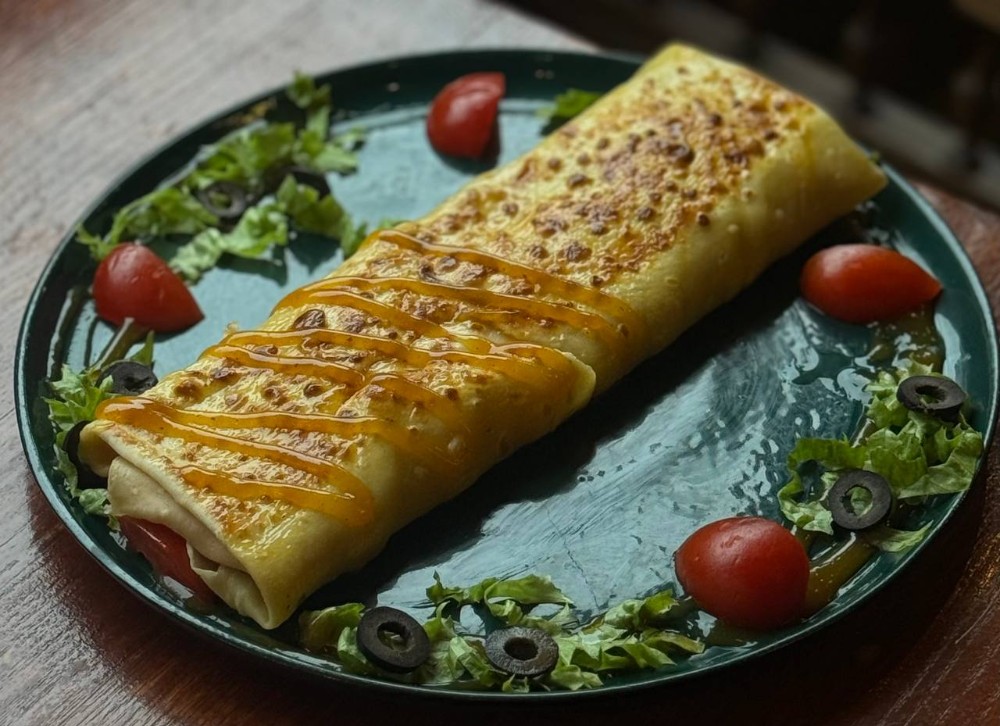 Млинець з шинкою