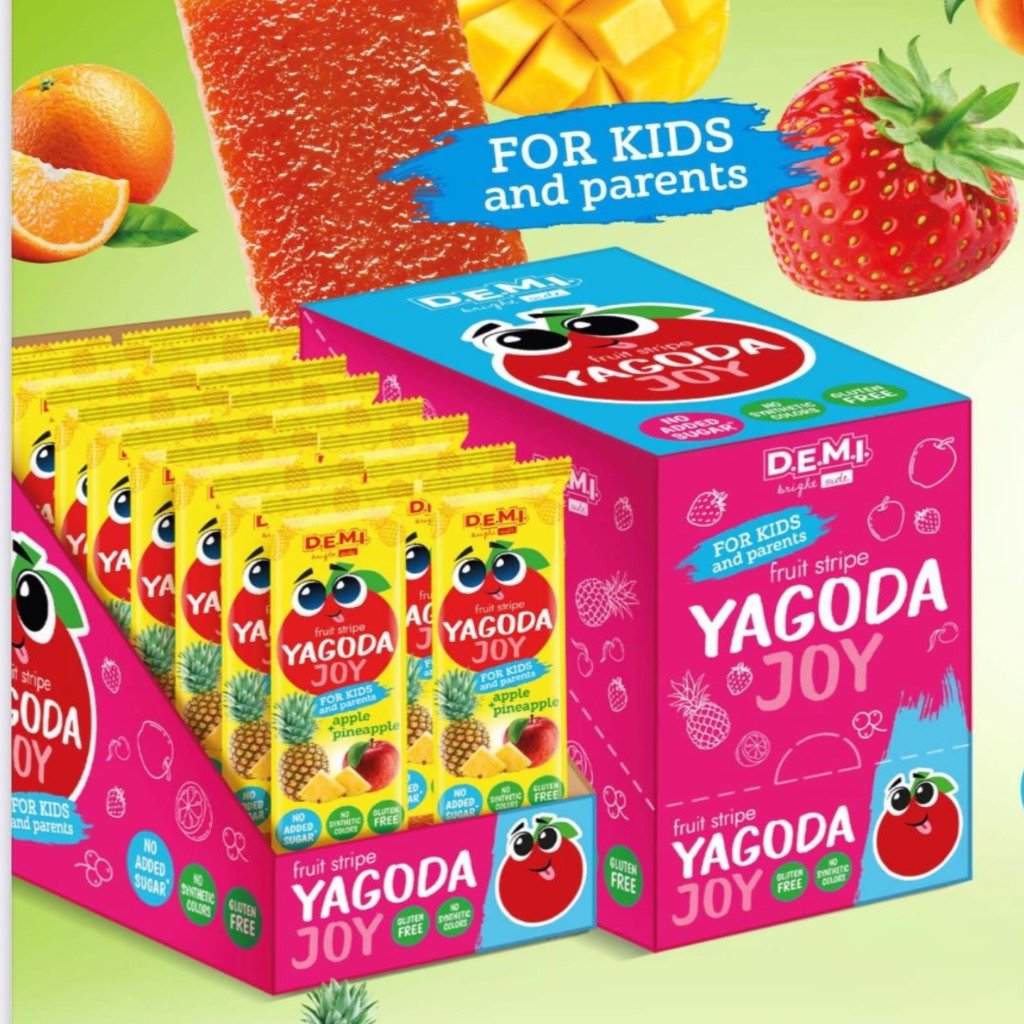 Пастіла із соком ананаса Yagoda Joy