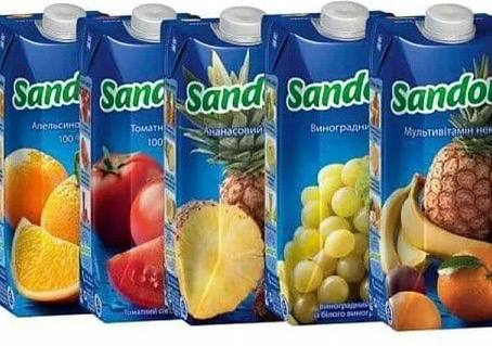 Сік в асортименті SANDORA 1 л