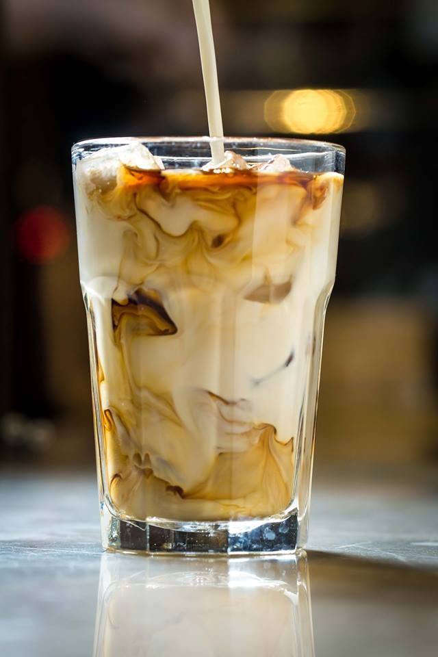 Caramel iced coffee