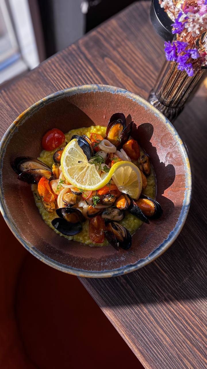 Різотто з морським коктейлем/ Risotto al frutti di mare