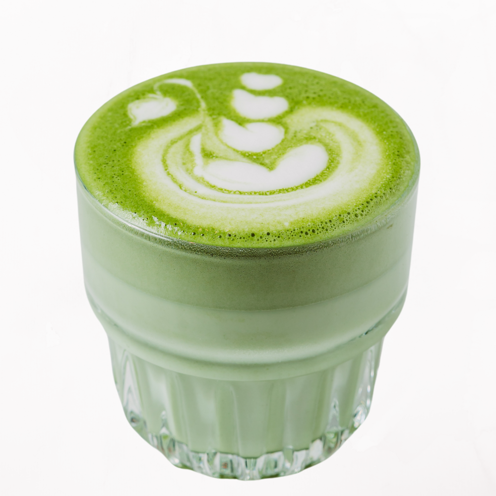 Hot Matcha Latte Tea