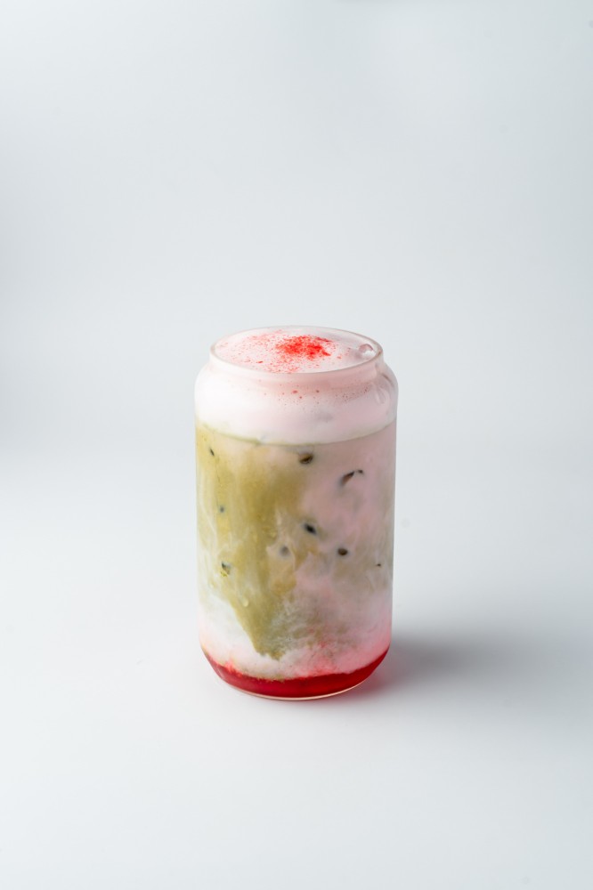 Matcha Strawberry Latte