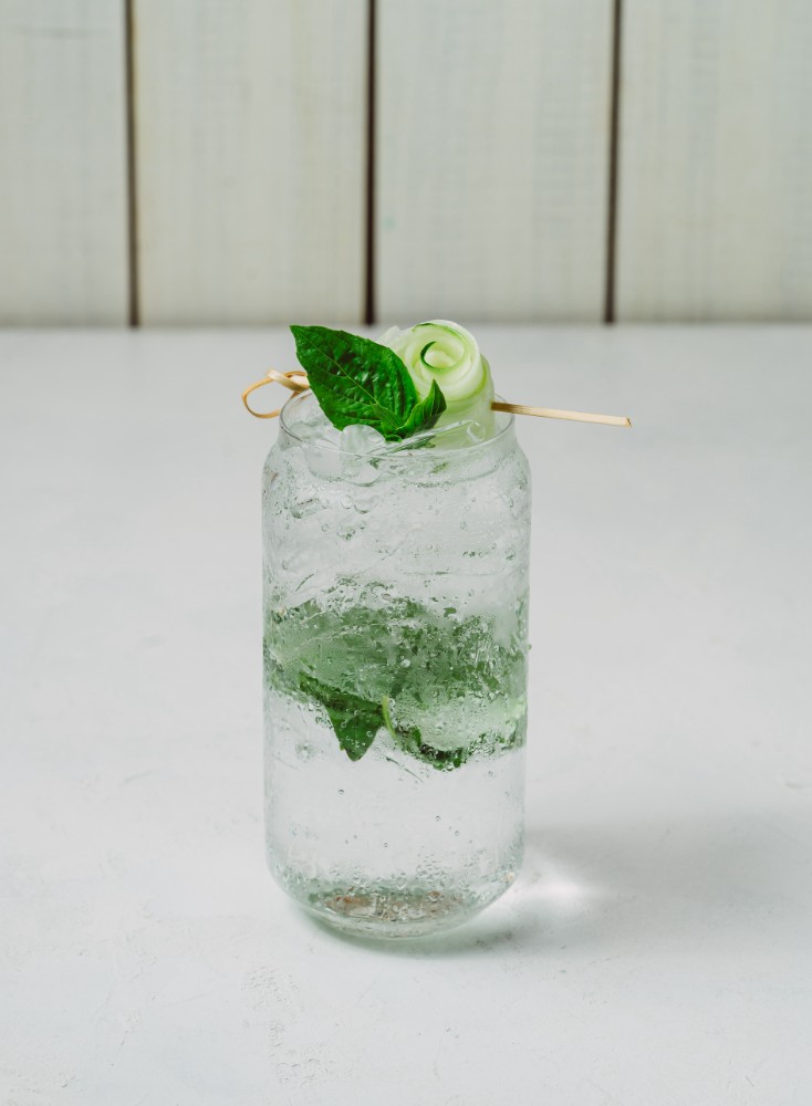 Cucumber Basil Soda