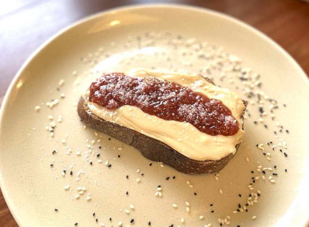 Peanut Butter Jam Toast