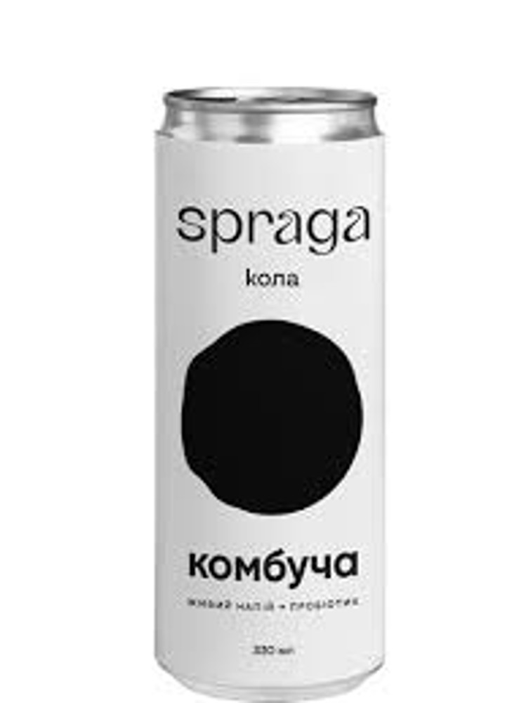 Комбуча Spraga Кола 0,33л з/б