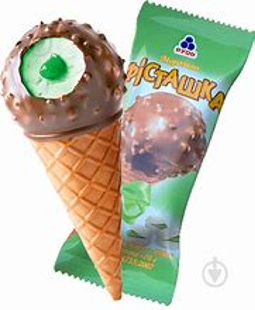 морозиво ріжок Фісташка 70гр Рудь