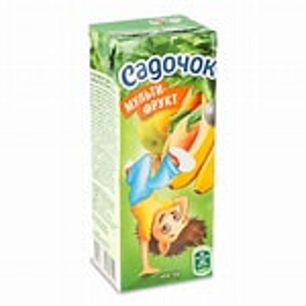 Садочок мультифруктовий сік 0,2л