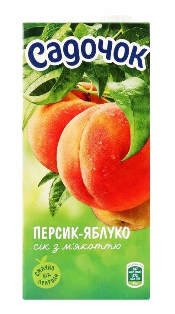 Садочок персиково-яблучний сік 0,95л