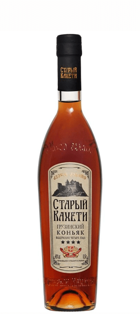 Грузинський бренді Старий Кахеті 4* 0,5л
