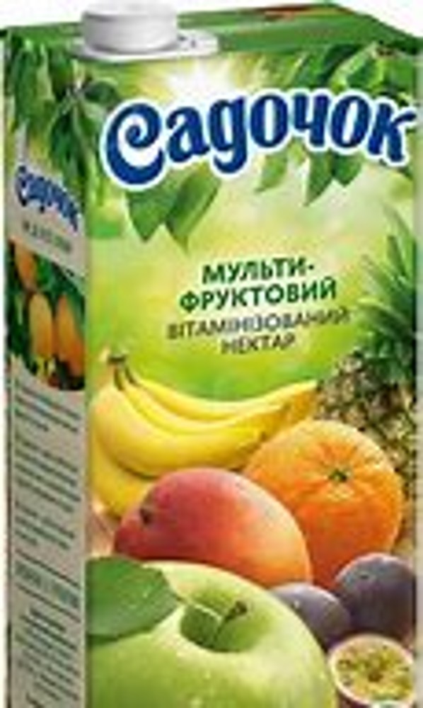 Садочок мультифруктовий сік 0,95л