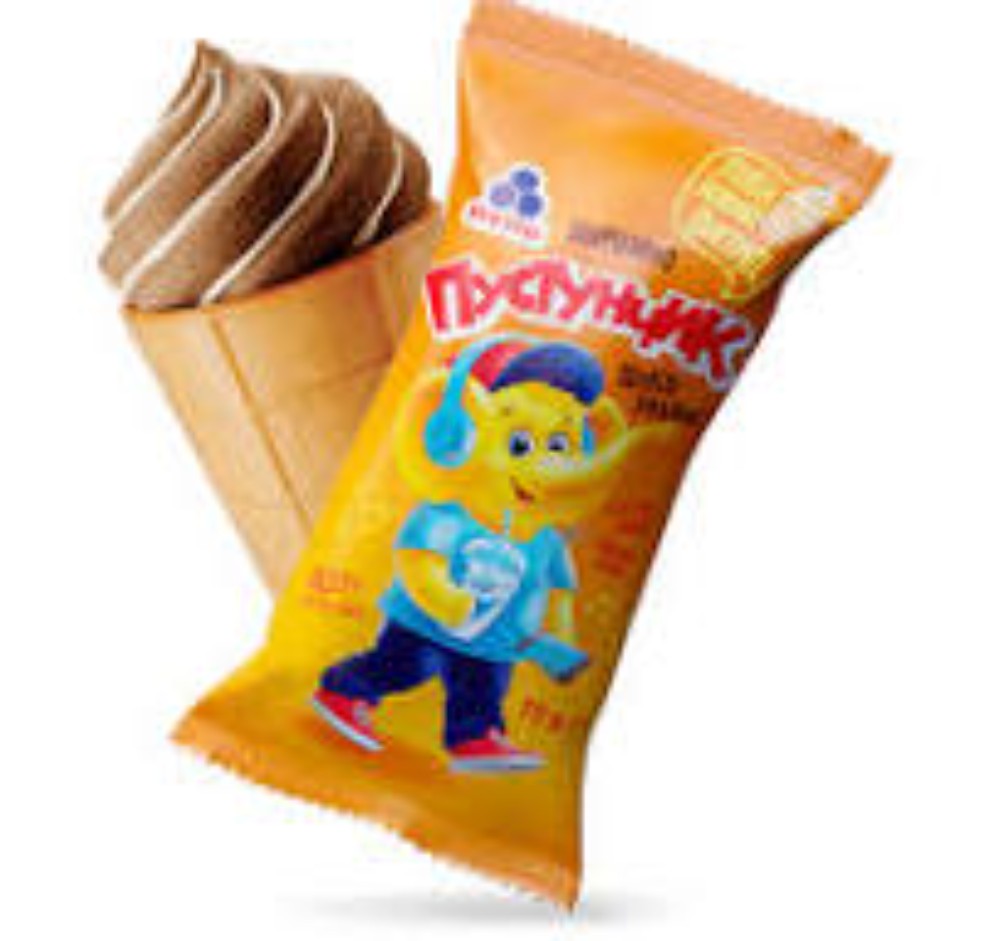 морозиво Пустунчик згущ. молоко 70гр Рудь