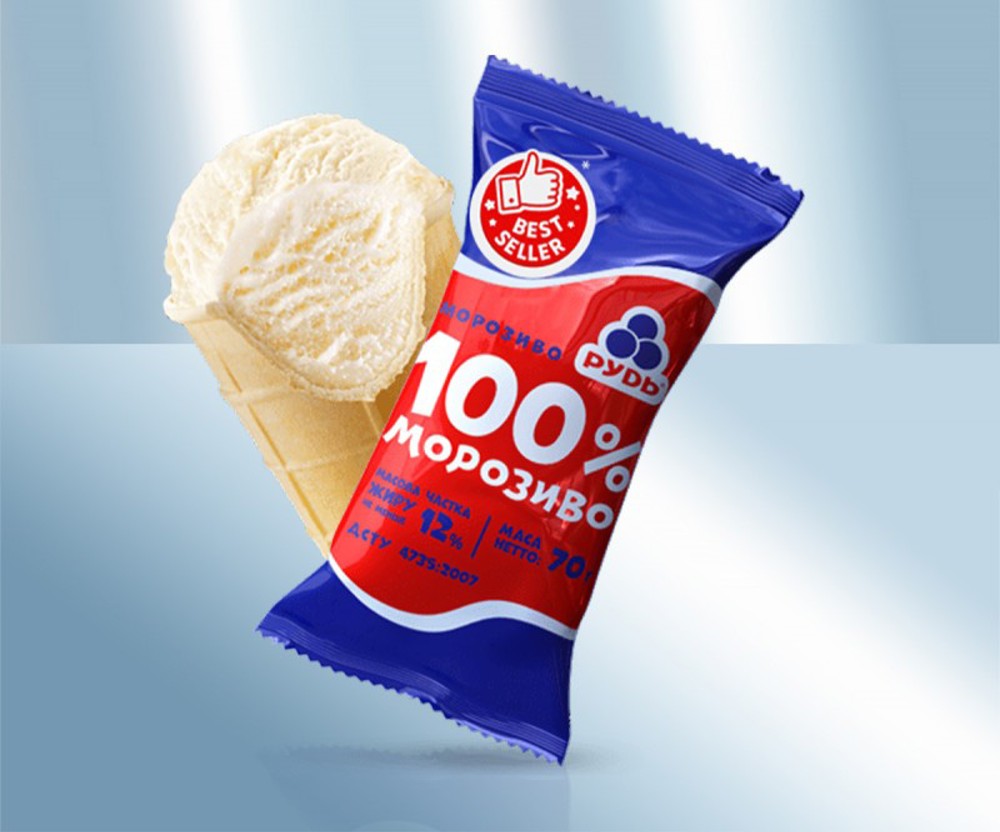 морозиво ст 100% 70гр Рудь
