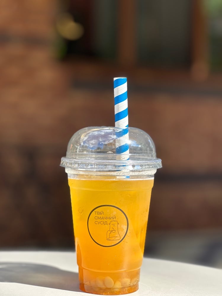 Бабл ті маракуйя, персик, білий чай