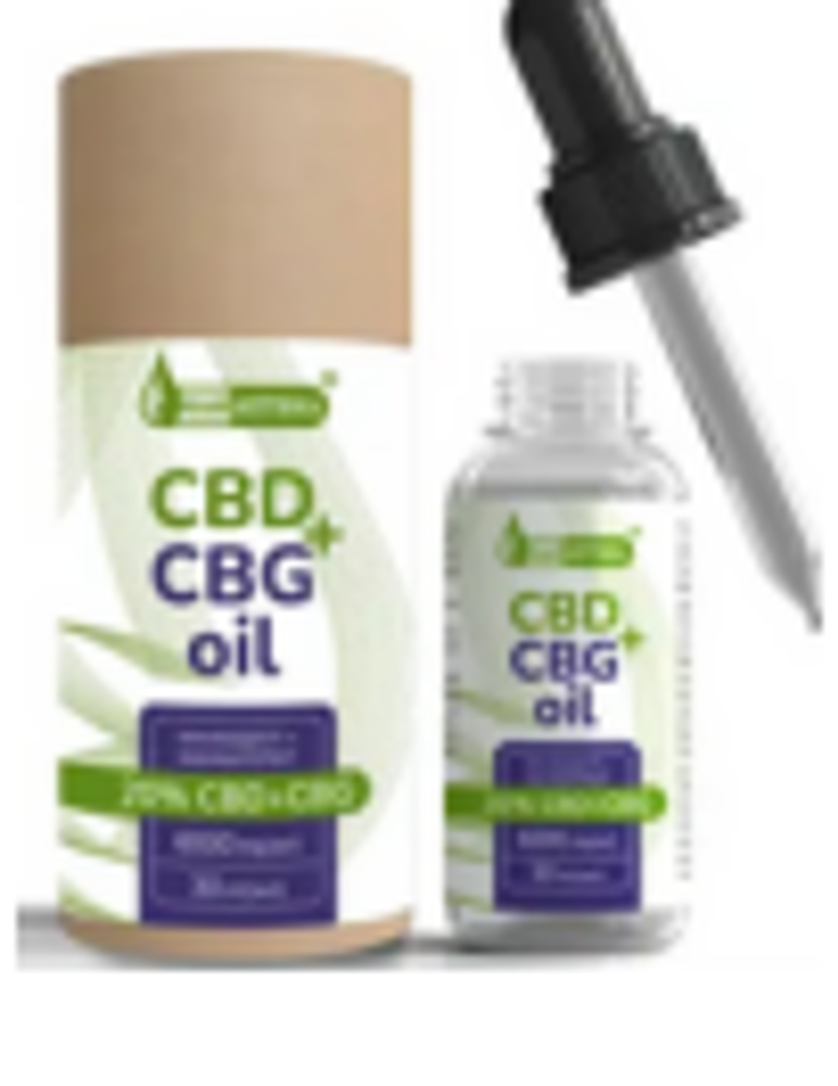Добавка дієтична "Олія CBG+CBD 6000mg" 30мл 20%