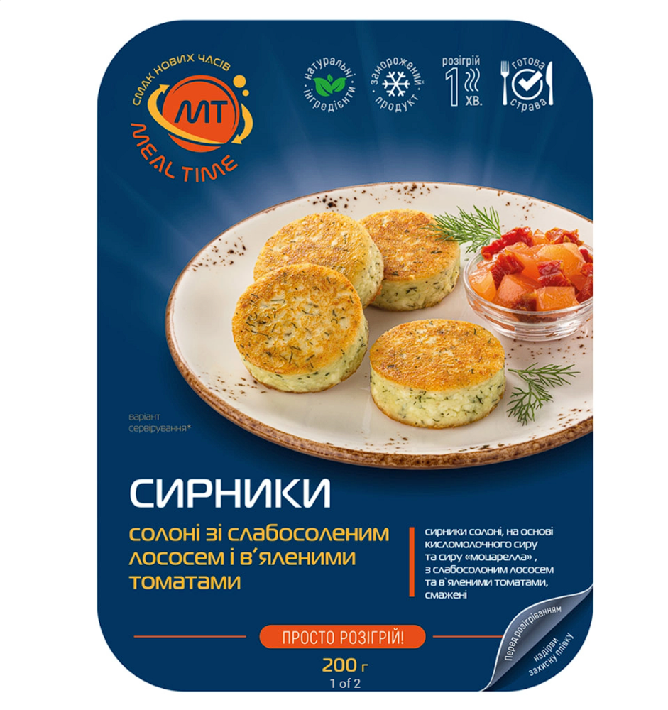 Сирники з лососем