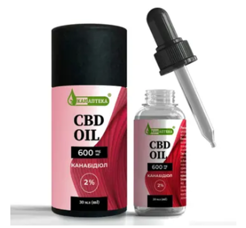 Добавка дієтична"Олія CBD 600" мл 2%