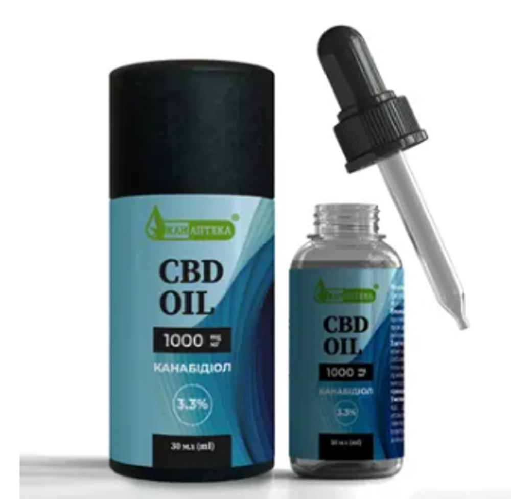 Добавка дієтична"Олія CBD 1000" мл 3,3%