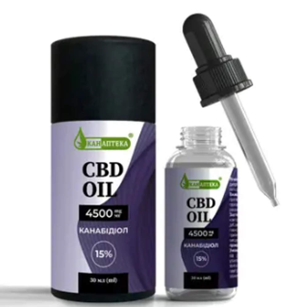 Добавка дієтична"Олія CBD 4500" мл 15%