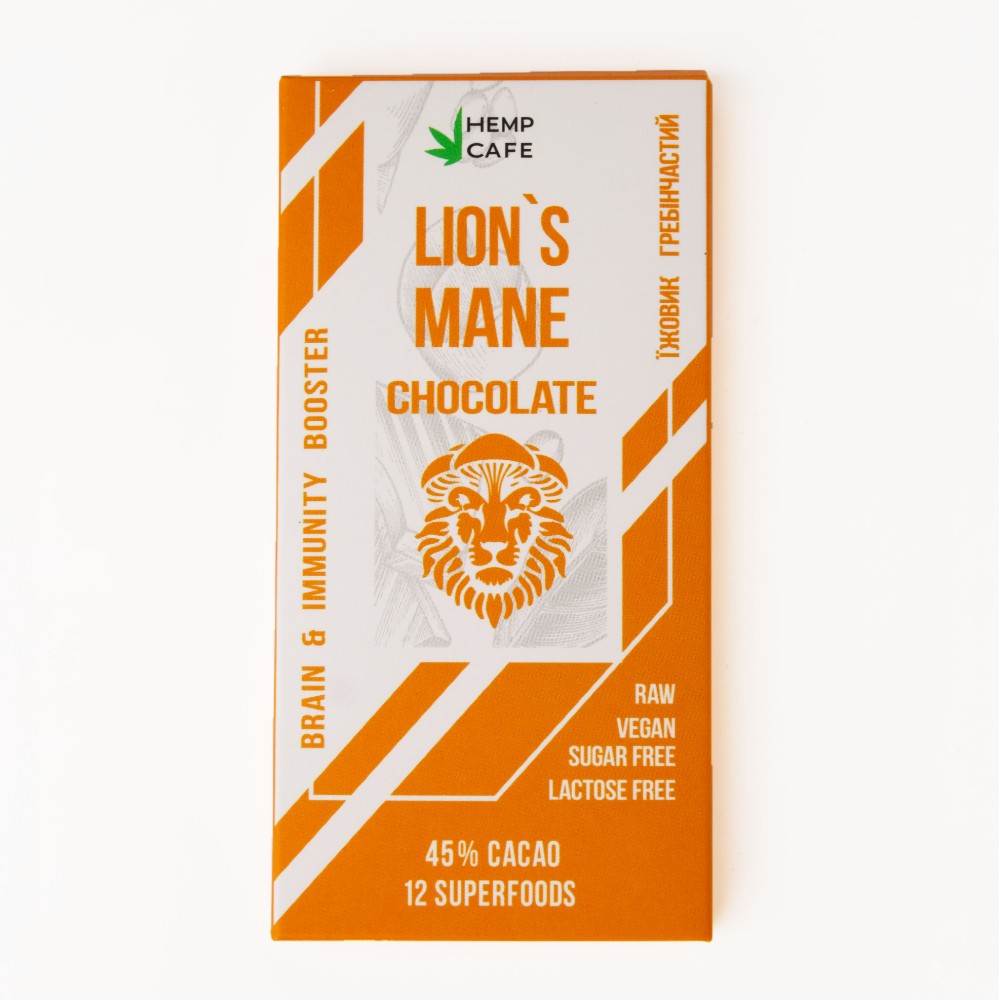 Шоколад темний "Lions Mane" плитка 40г