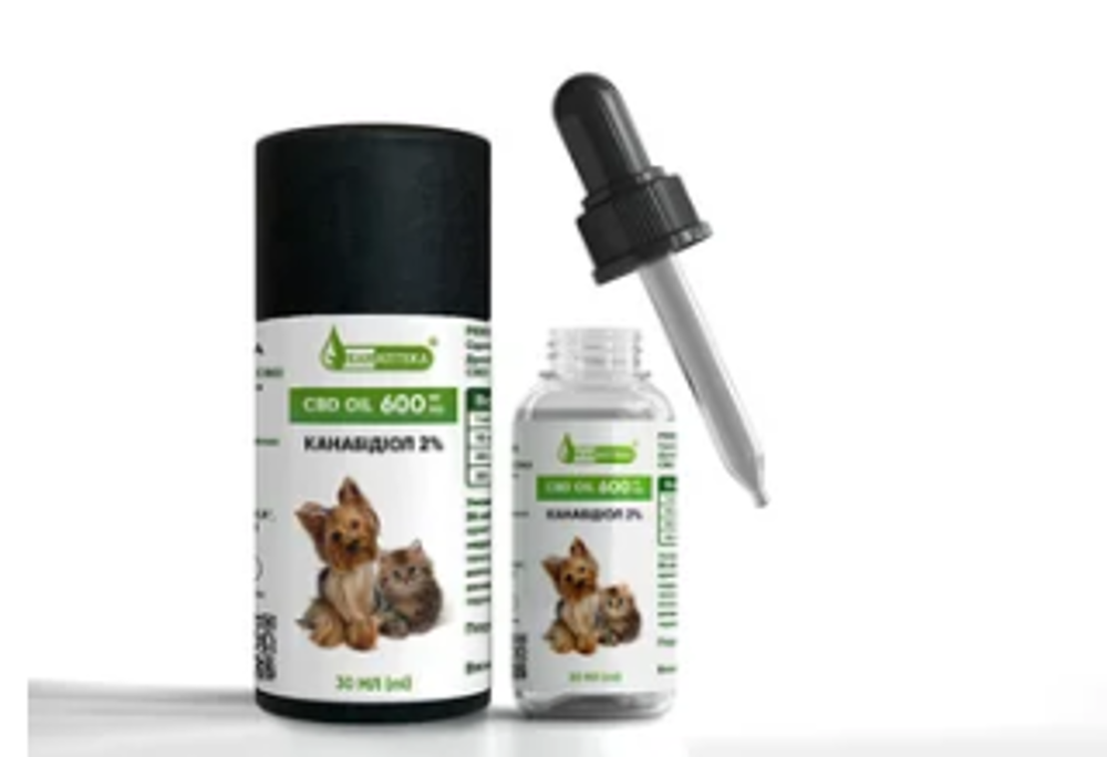 Добавка дієтична Pets "Олія CBD 600" мл 2%