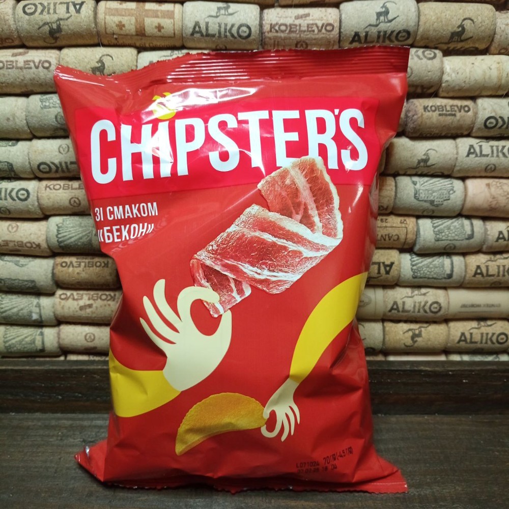 Чіпси "Chipster's" бекон 70г