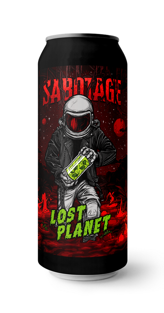 LOST PLANET: strawberry & basil (Berliner weisse)