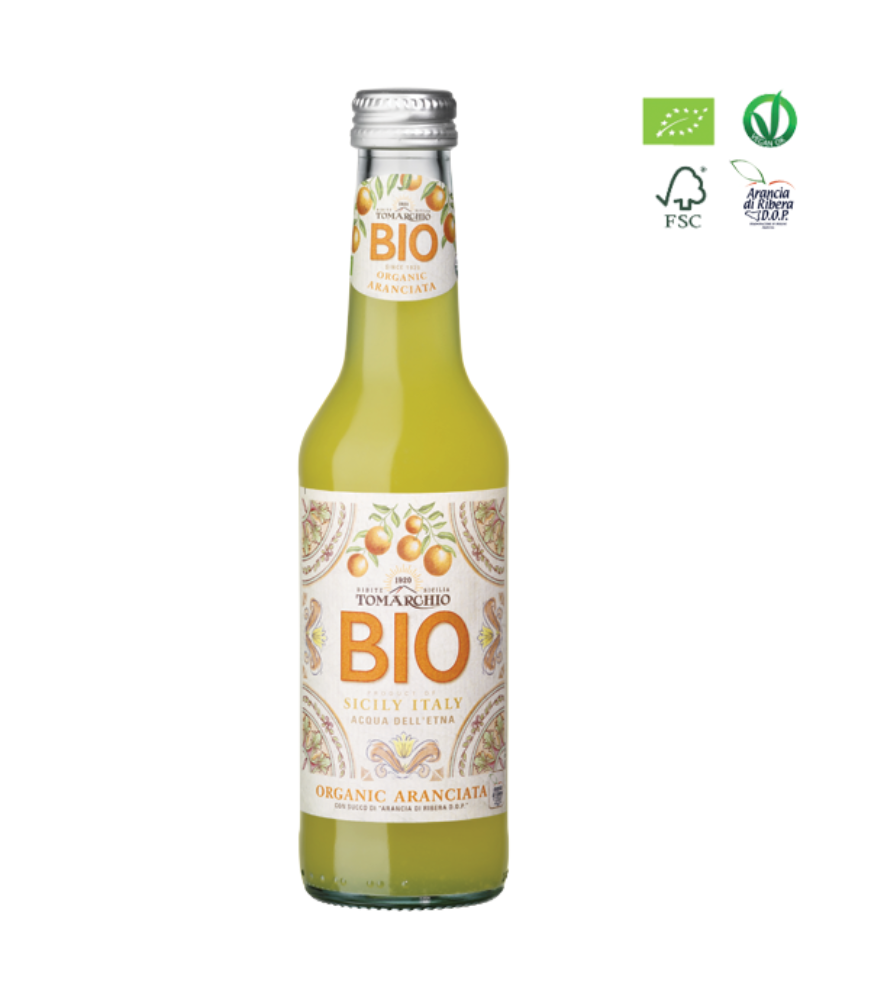 TOMARCHIO ORGANIC ORANGEADE – Glass 275 ml