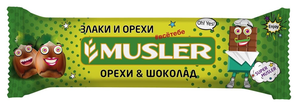 MUSLER Орешки с шоколадом