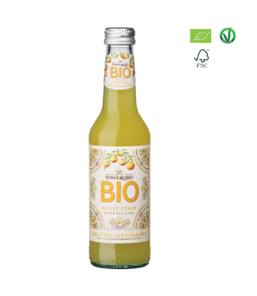 TOMARCHIO ORGANIC TANGERINE – Glass 275 ml