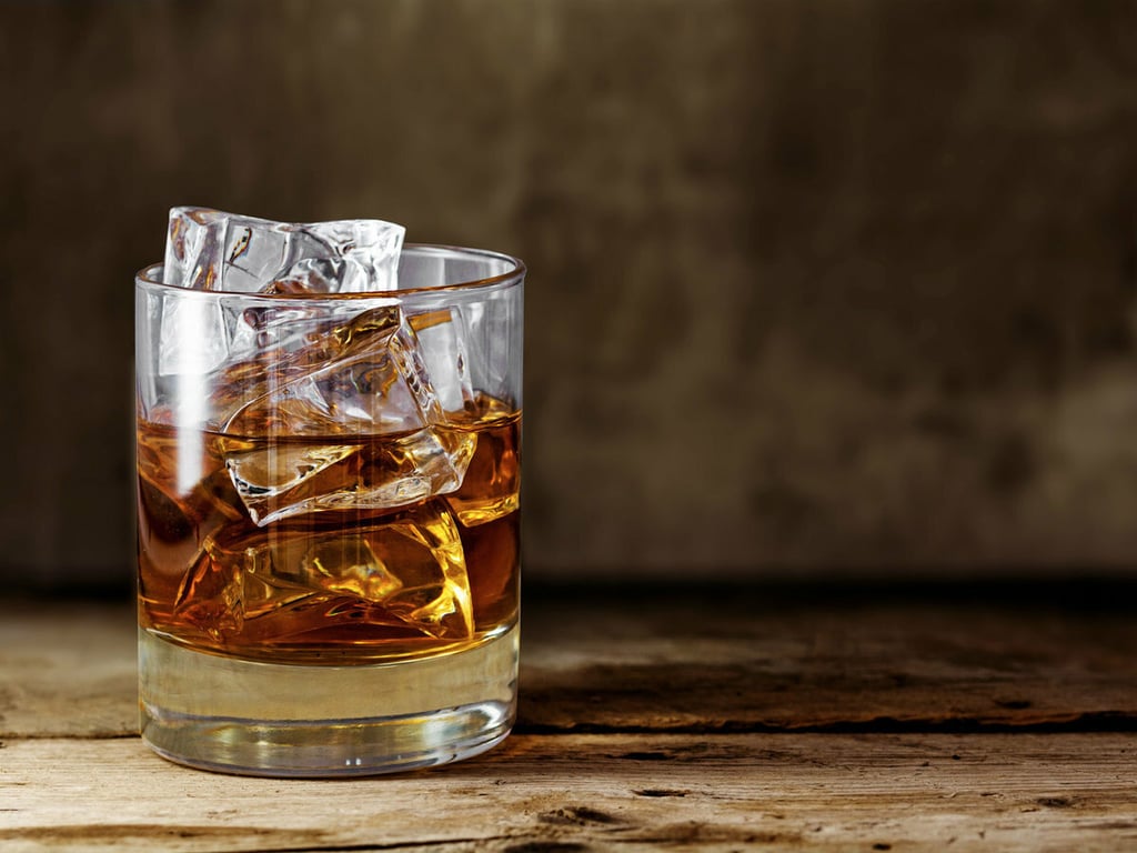 Whiskey with ice