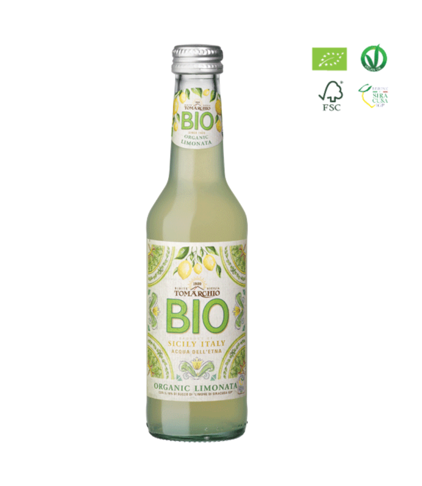 TOMARCHIO Organic Lemonade – Glass 275 ml