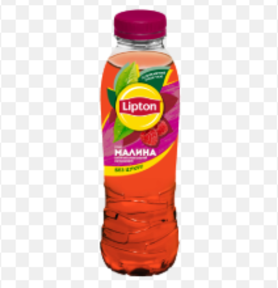 Напій Lipton Холодний чорний чай зі смаком малини 0.5л ПЕТ