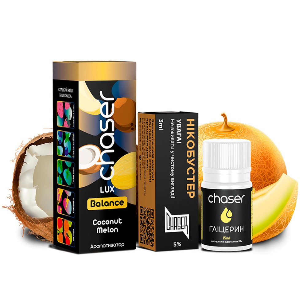 Набір Chaser LUX Coconut Melon 30ml