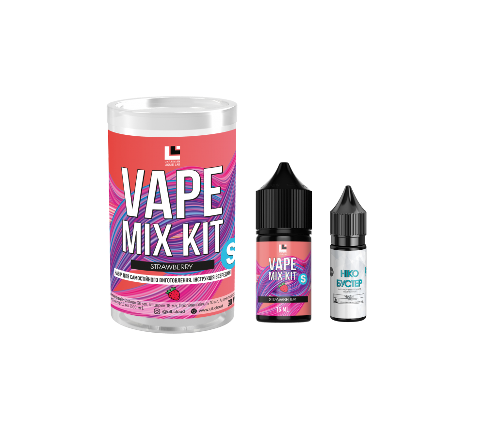 Набір Vape Mix Kit Strawberry 30ml