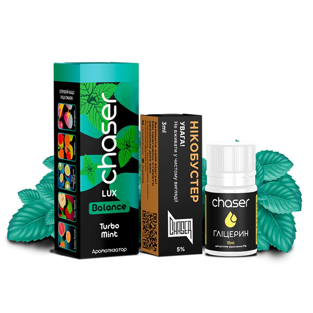 Набір Chaser LUX Turbo Mint 30ml