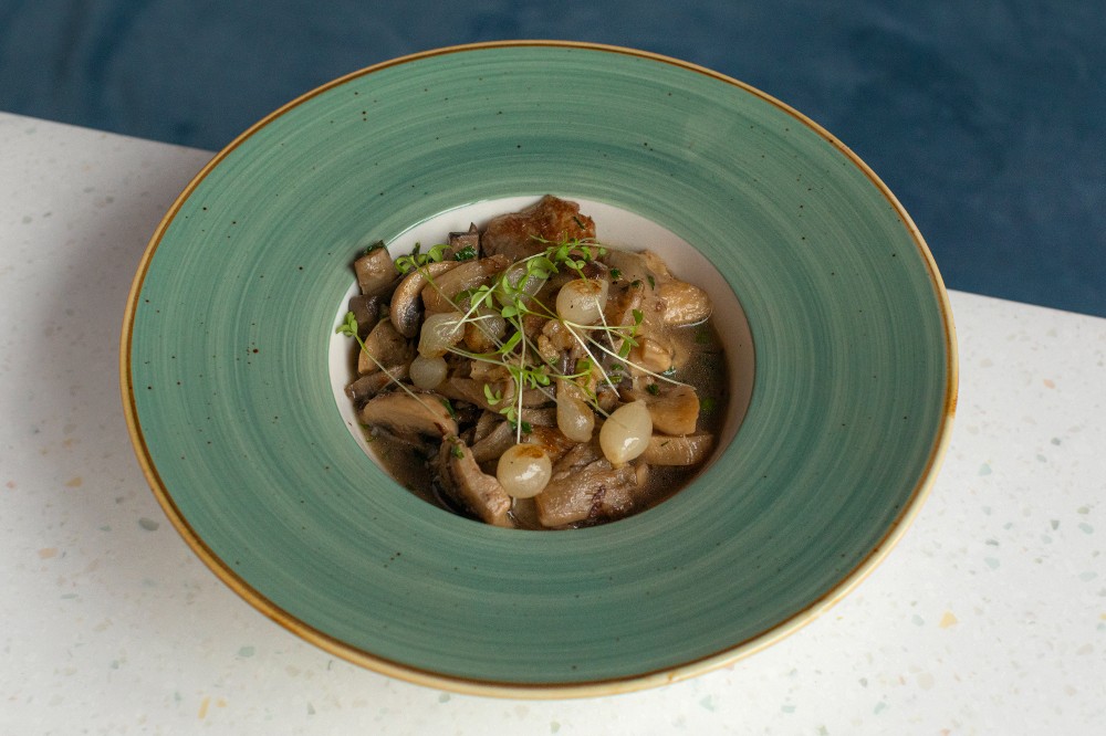 სოკოს ჩაშუშული / Stewed mushrooms (Chashushuli)