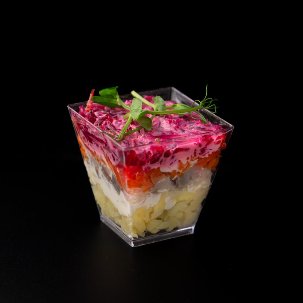 Шуба з оселедцем/лососем 60г