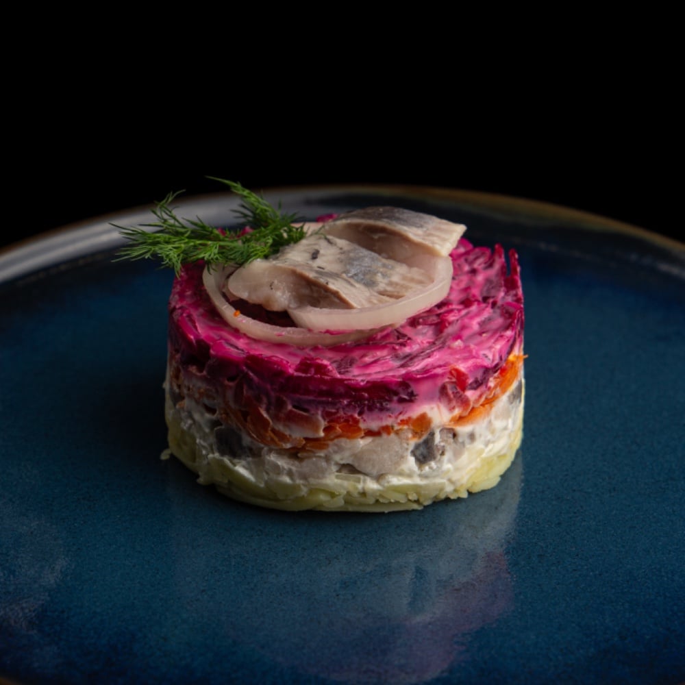 Шуба з оселедцем/лососем