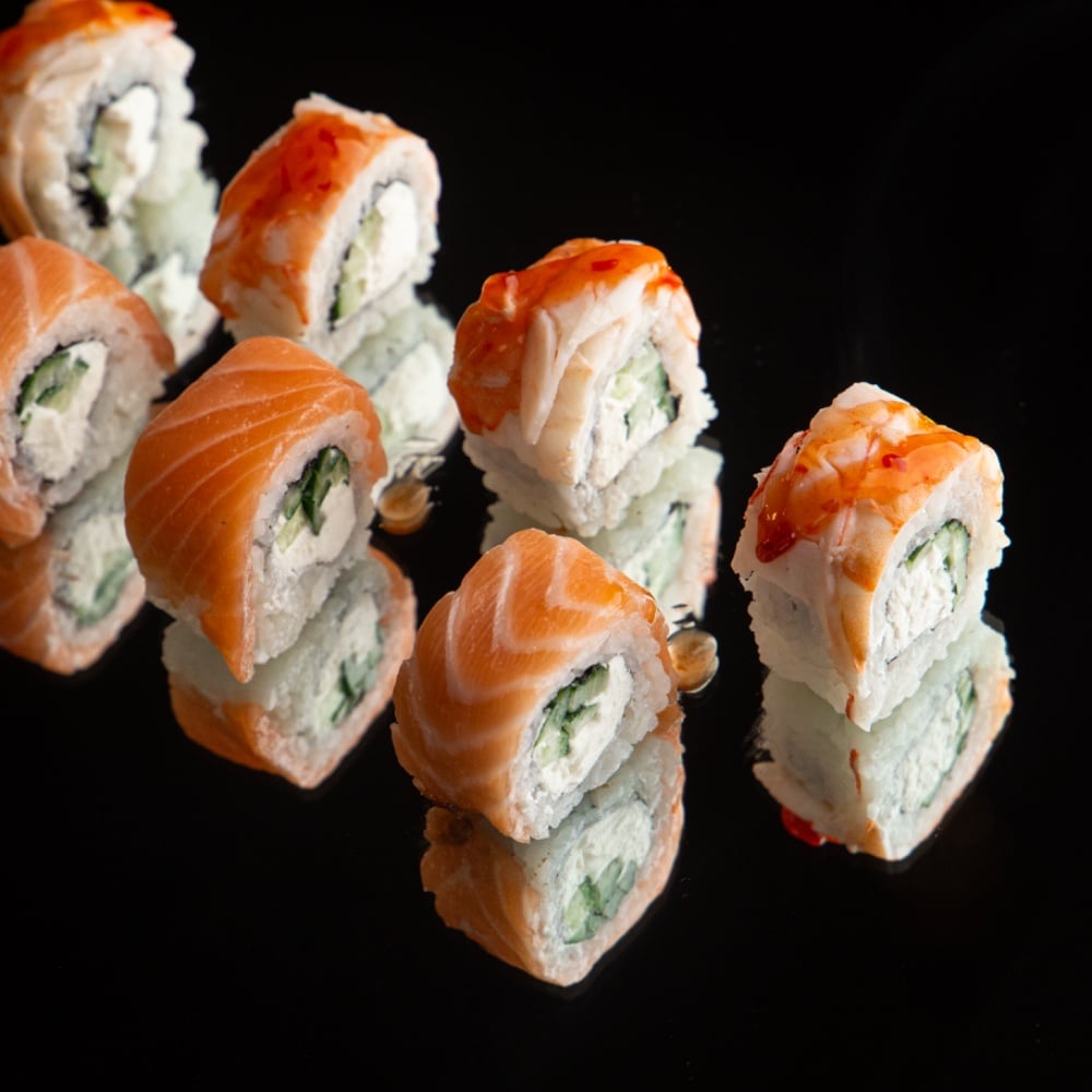 Філадельфія лосось-креветка Duo Vibe