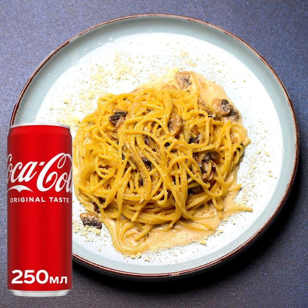Комбо Паста Грибна + Coca-cola 250мл