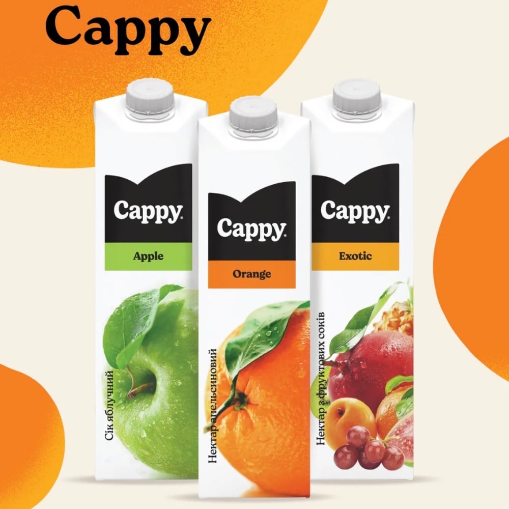 Сік Cappy в асортименті 1л