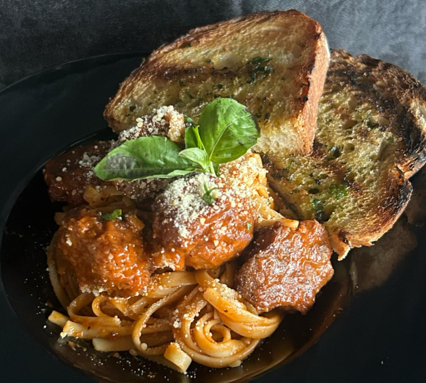 Beef Meatballs Linguine